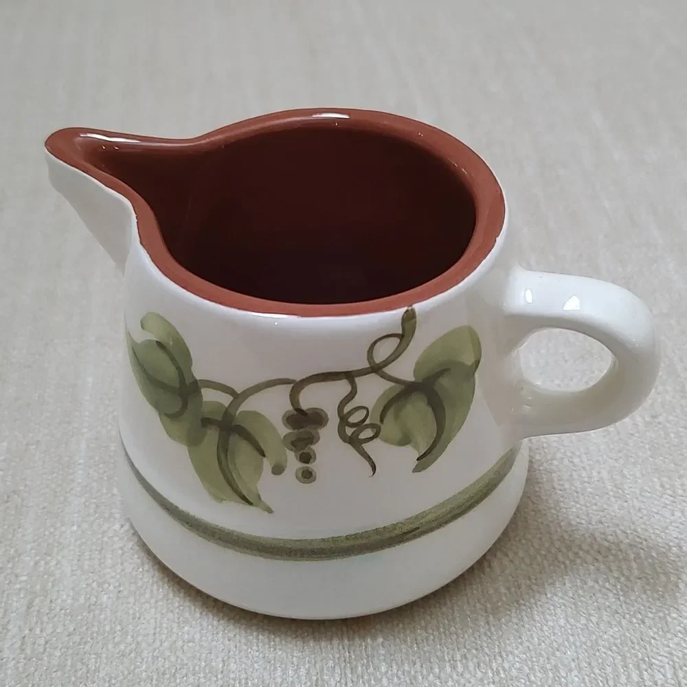 Stangl Pottery Creamer Golden Grape Pattern Vintage